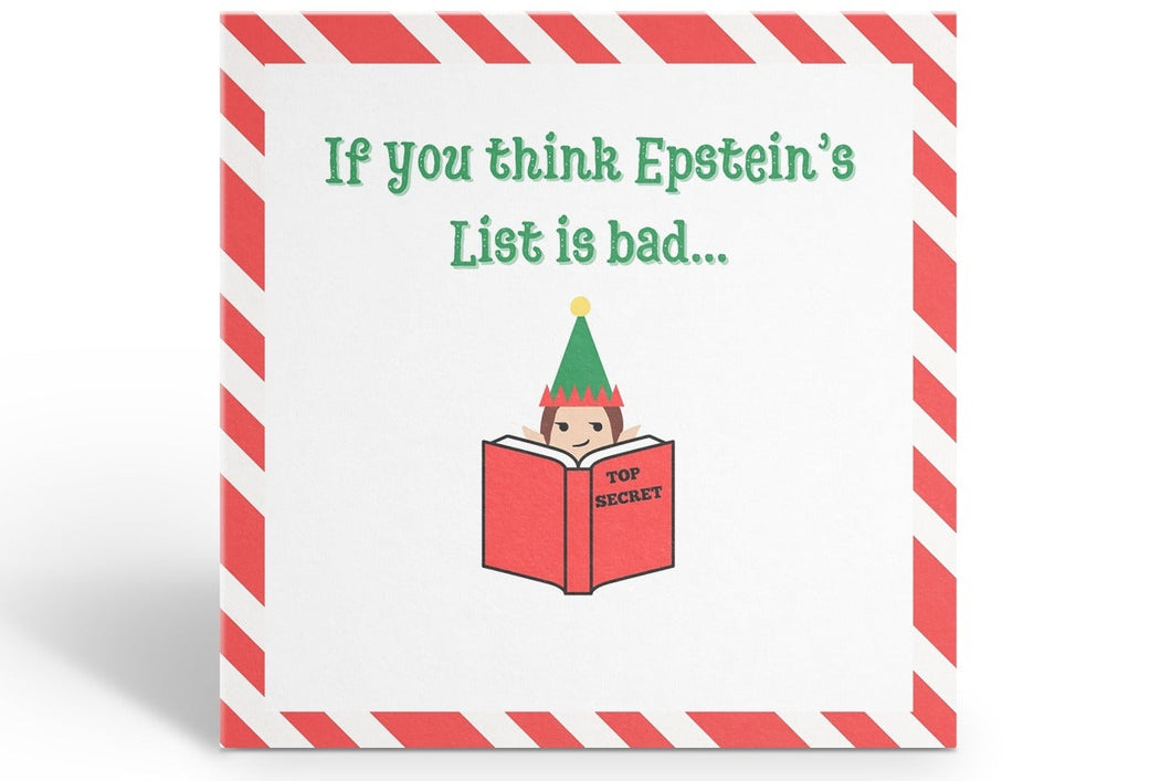 Epstein's Christmas Card - Pre-Order